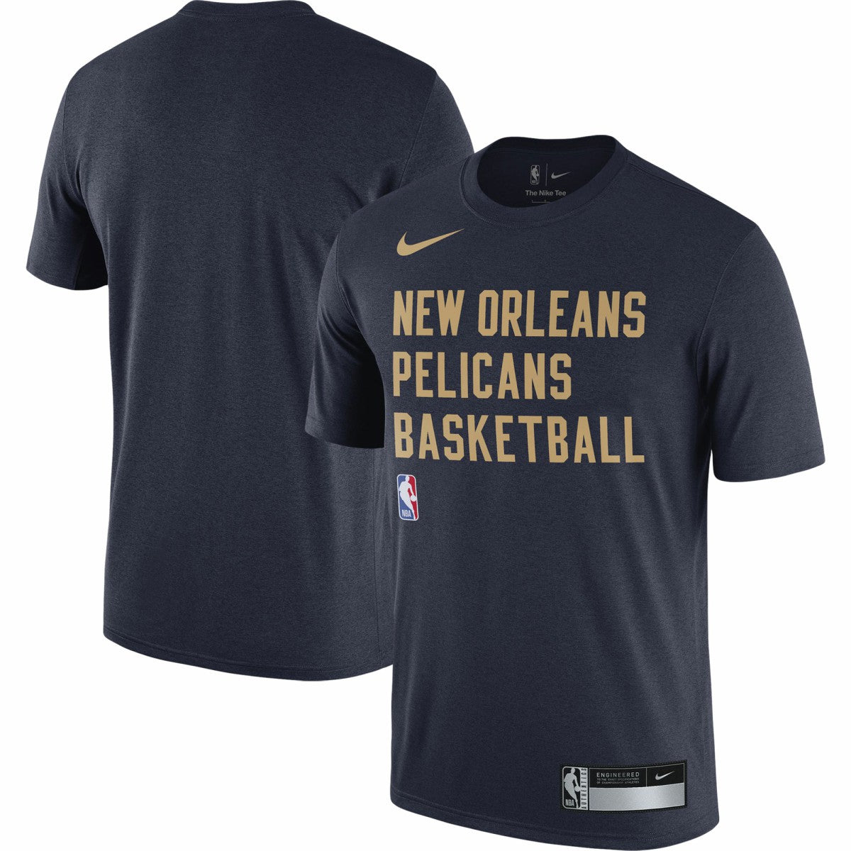New Orleans Pelicans 2023/24 Sideline Legend Performance Practice T-Shirt Navy - Nike