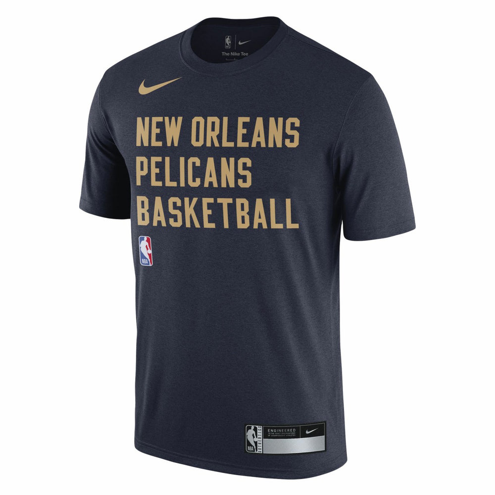 New Orleans Pelicans 2023/24 Sideline Legend Performance Practice T-Shirt Navy - Nike