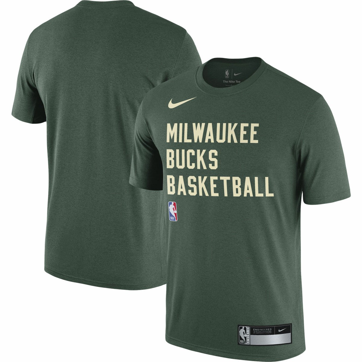 Milwaukee Bucks 2023/24 Sideline Legend Performance Practice T-Shirt Hunter Green - Nike
