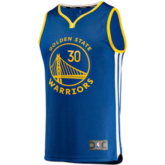 Stephen Curry Golden State Warriors Big & Tall Fast Break Player Jersey Royal Icon Edition - Fanatics