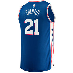 Joel Embiid Philadelphia 76ers Big & Tall Fast Break Player Jersey Royal Icon Edition - Fanatics