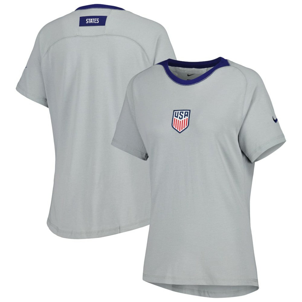 USMNT Women's Travel Raglan T-Shirt Gray - Nike discount