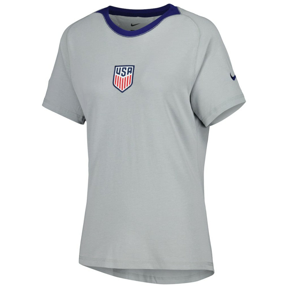 USMNT Women's Travel Raglan T-Shirt Gray - Nike discount