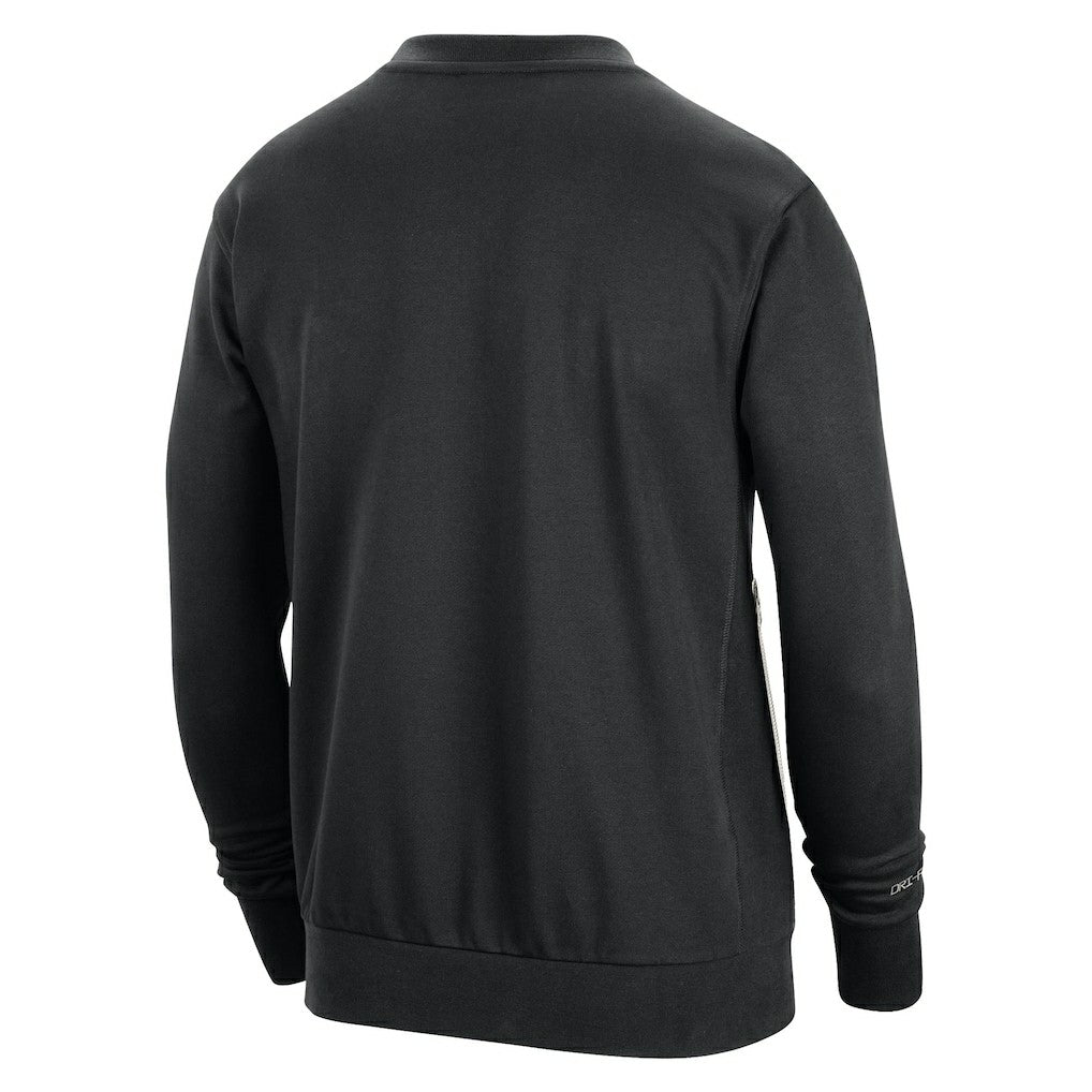 Chicago Bulls 2023/24 Authentic Standard Issue Travel Performance Pullover Sweatshirt Black - Nike