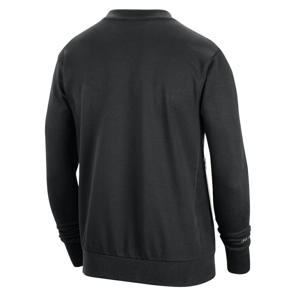 Chicago Bulls 2023/24 Authentic Standard Issue Travel Performance Pullover Sweatshirt Black - Nike
