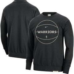 Golden State Warriors 2023/24 Authentic Standard Issue Travel Performance Pullover Sweatshirt Black - Nike