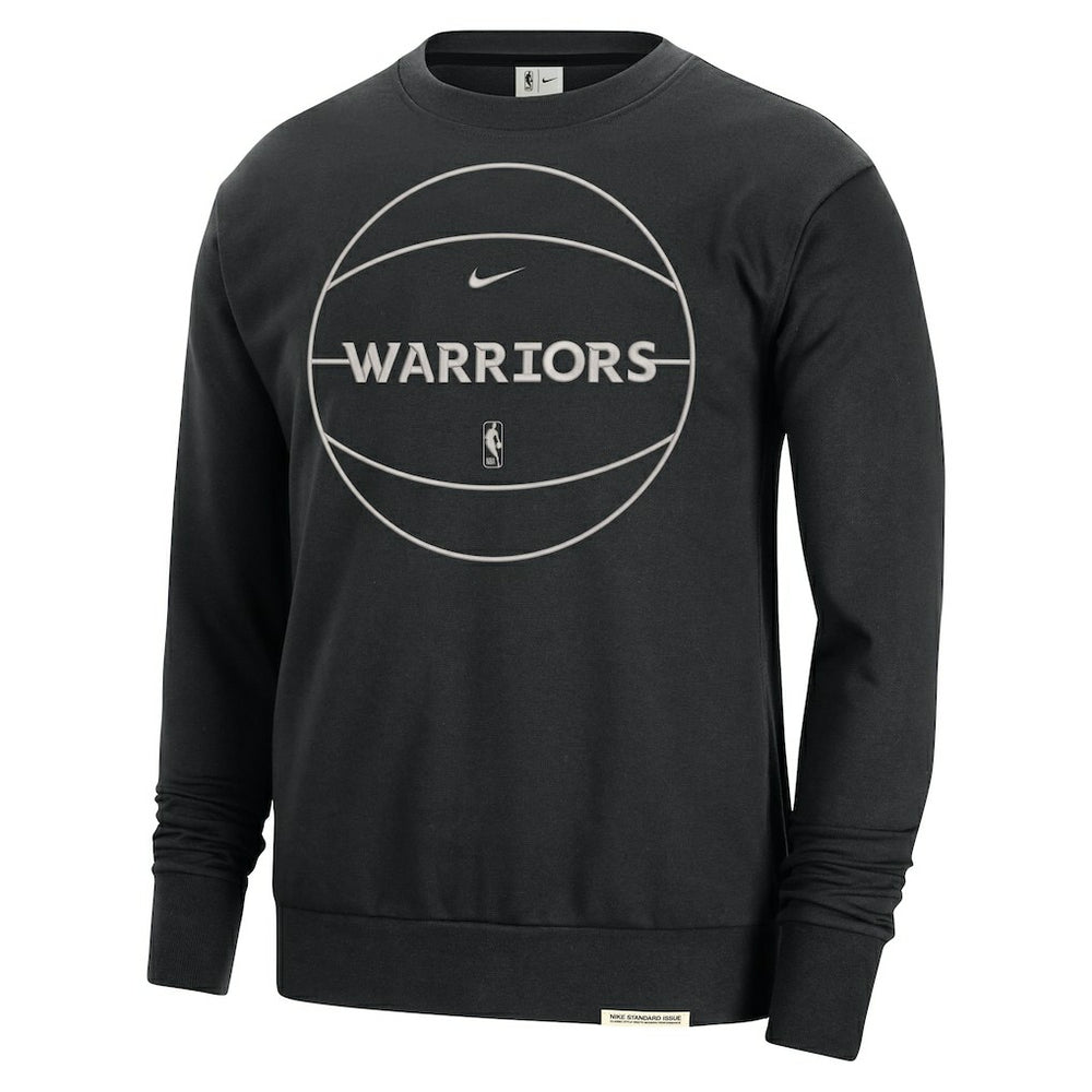 Golden State Warriors 2023/24 Authentic Standard Issue Travel Performance Pullover Sweatshirt Black - Nike