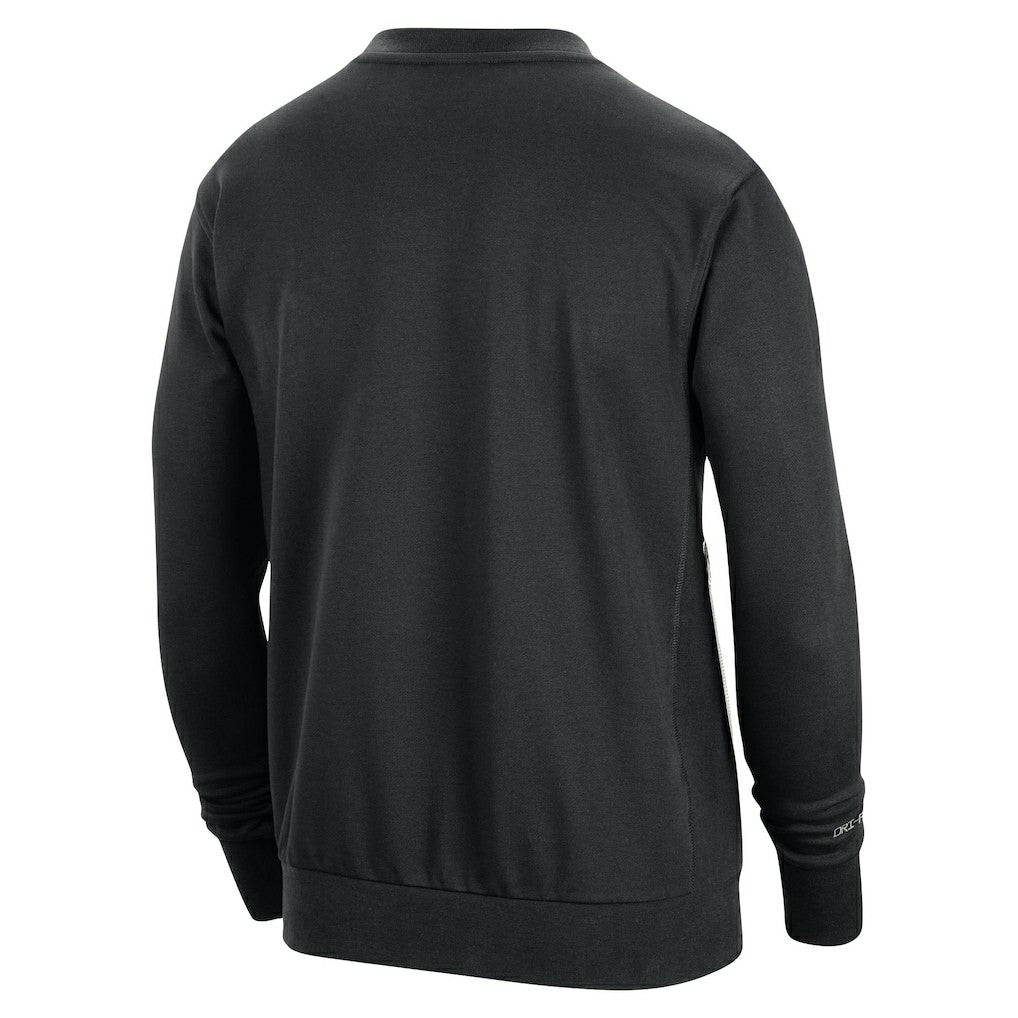 Golden State Warriors 2023/24 Authentic Standard Issue Travel Performance Pullover Sweatshirt Black - Nike