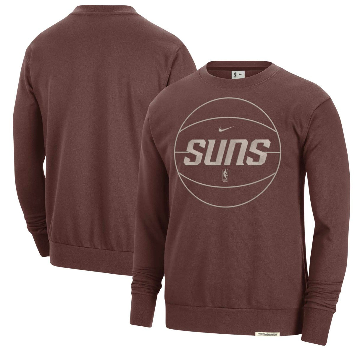 Phoenix Suns 2023/24 Authentic Standard Issue Travel Performance Pullover Sweatshirt Garnet - Nike