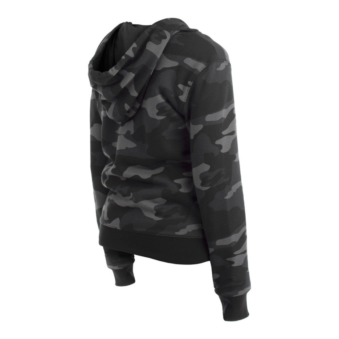 Green Bay Packers New Era Women's Camo Full-Zip Hoodie - Black Hoodies