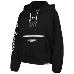 Brooklyn Nets Women's Courtside Standard Issue Performance Pullover Hoodie Black - Nike outlet