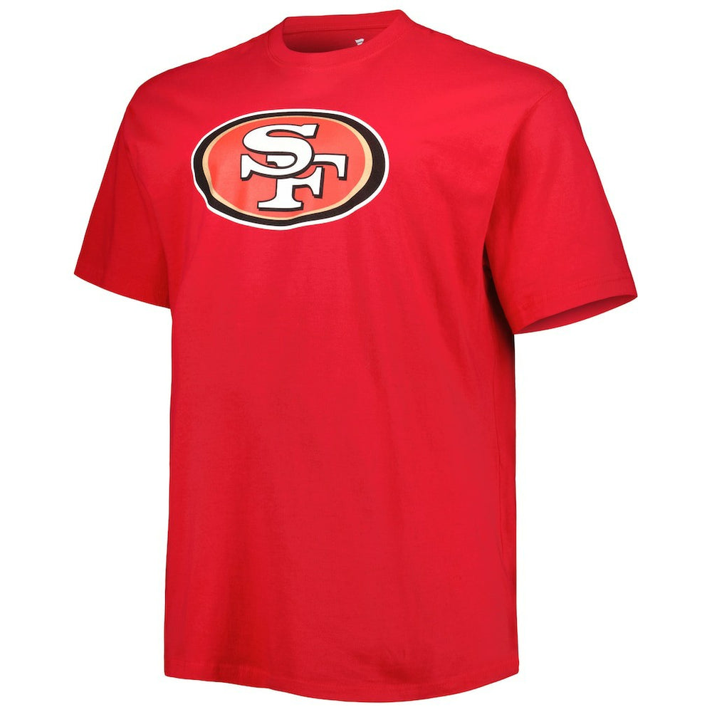 Christian McCaffrey San Francisco 49ers Big & Tall Player Name & Number T-Shirt - Scarlet T-shirts