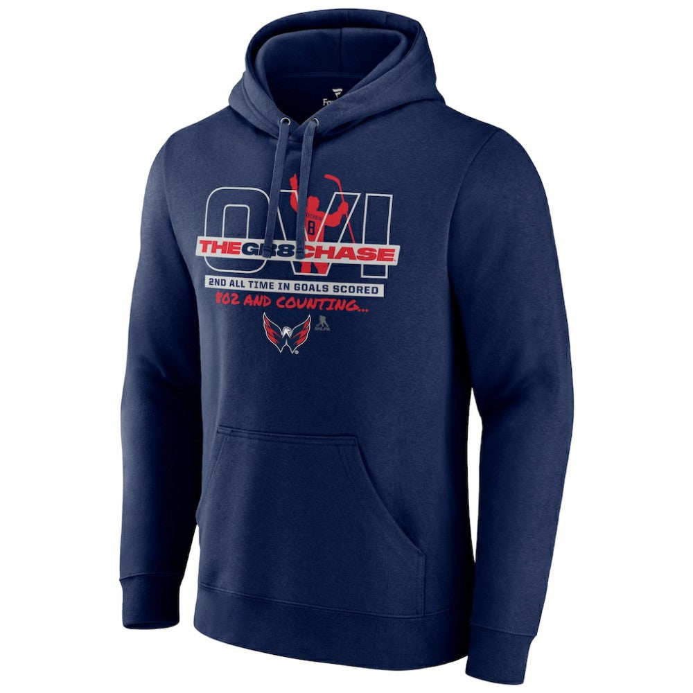 Alexander Ovechkin Washington Capitals GR8 Chase Pullover Hoodie - Navy | US 5269363