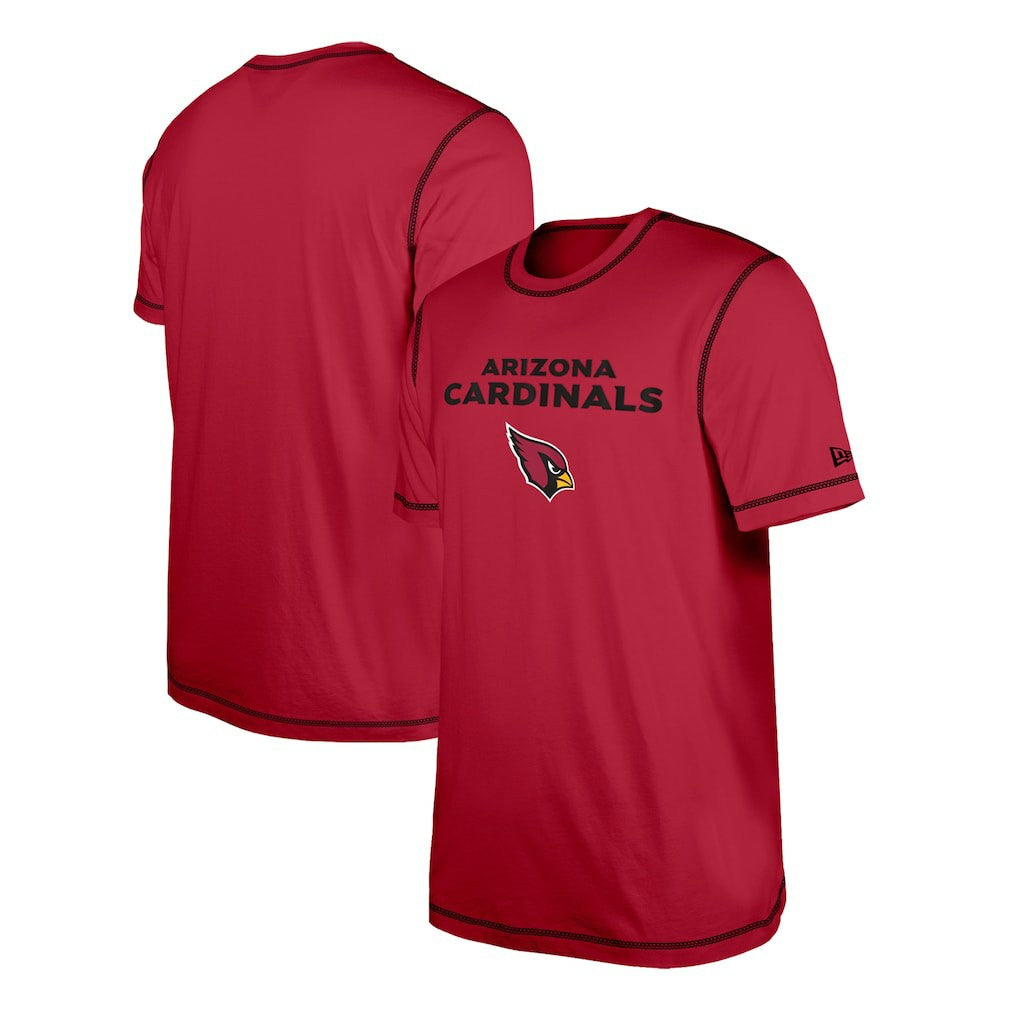 Arizona Cardinals New Era Third Down Puff Print T-Shirt - Cardinal T-shirts