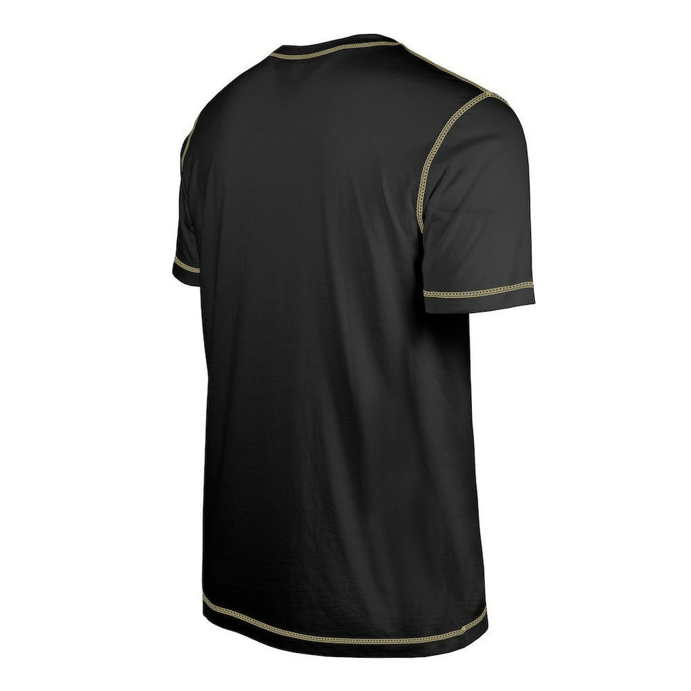 New Orleans Saints New Era Third Down Puff Print T-Shirt - Black T-shirts