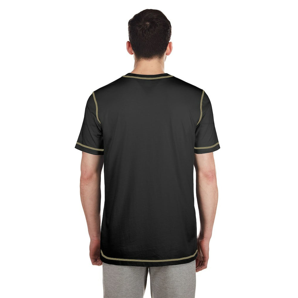 New Orleans Saints New Era Third Down Puff Print T-Shirt - Black T-shirts
