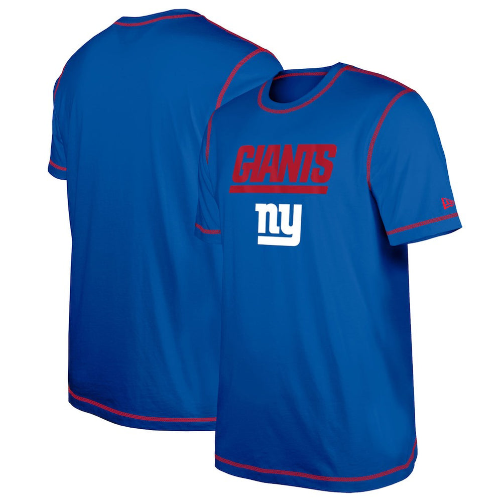 New York Giants New Era Third Down Puff Print T-Shirt - Royal T-shirts