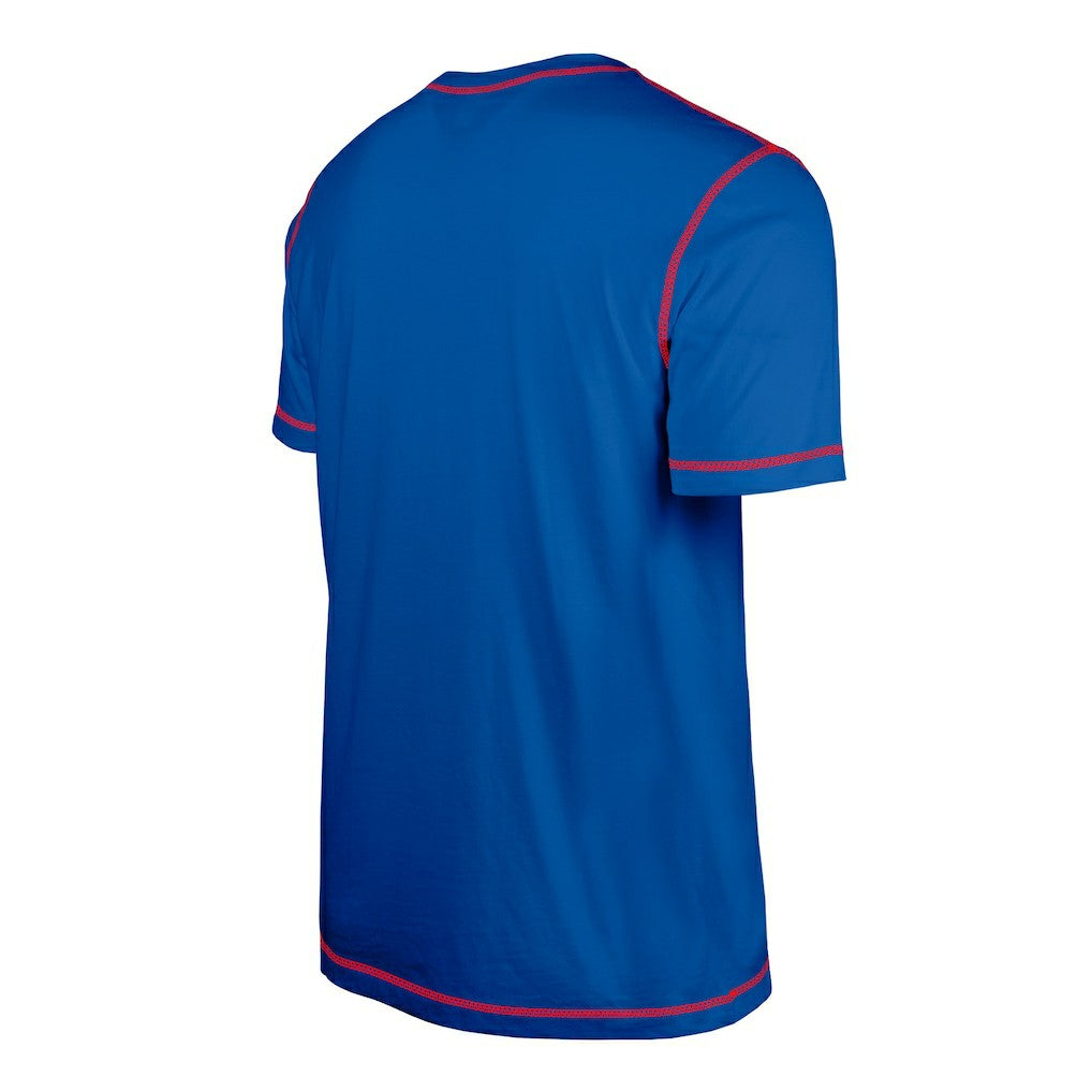 New York Giants New Era Third Down Puff Print T-Shirt - Royal T-shirts