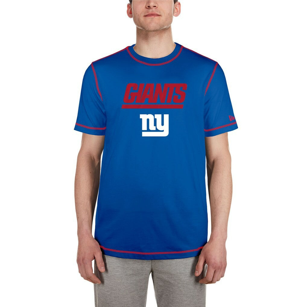 New York Giants New Era Third Down Puff Print T-Shirt - Royal T-shirts