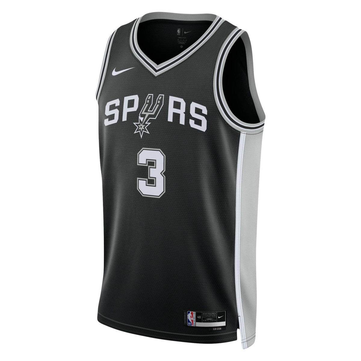 Keldon Johnson San Antonio Spurs Unisex Swingman Jersey Icon Edition Black - Nike