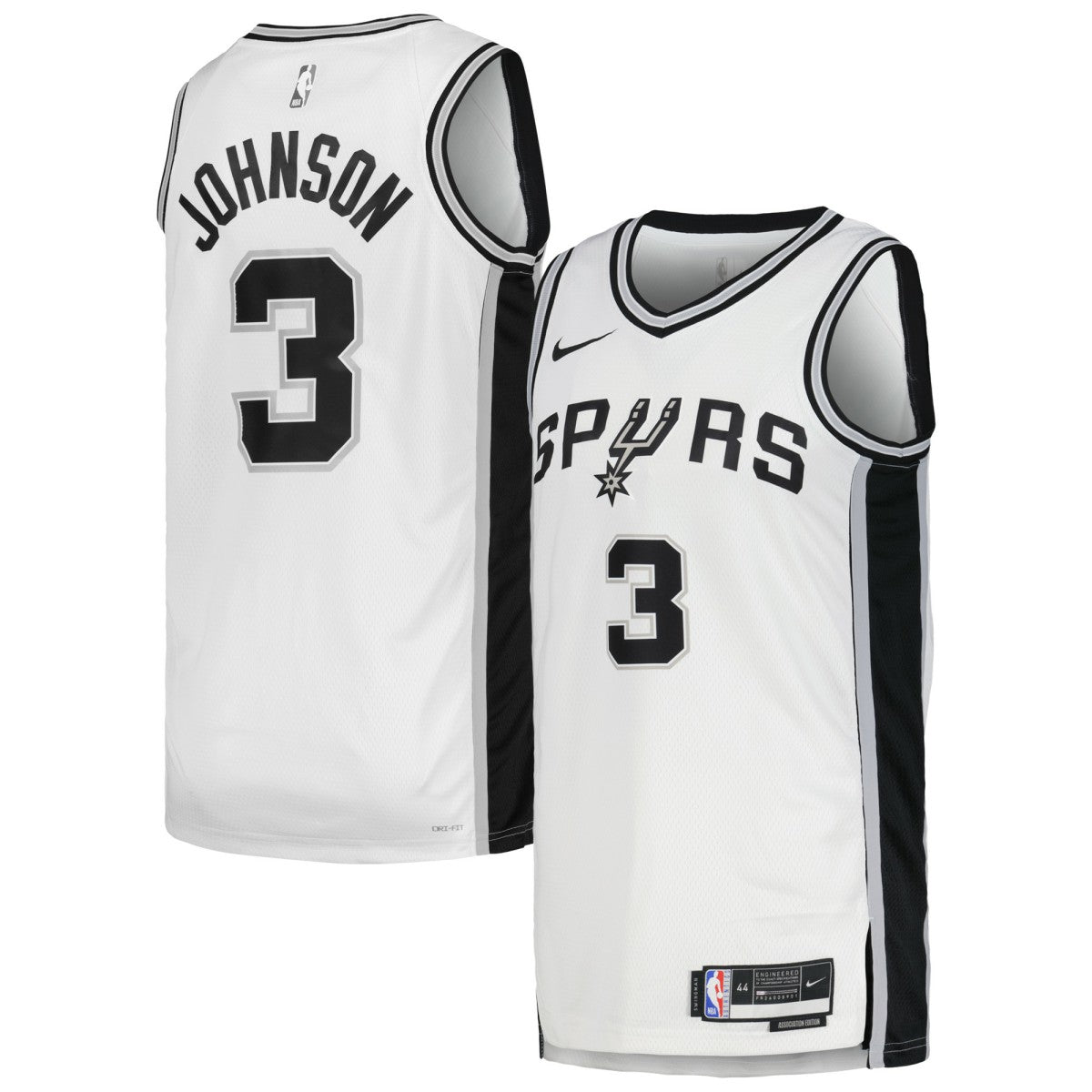 Keldon Johnson San Antonio Spurs Unisex Swingman Jersey Association Edition White - Nike