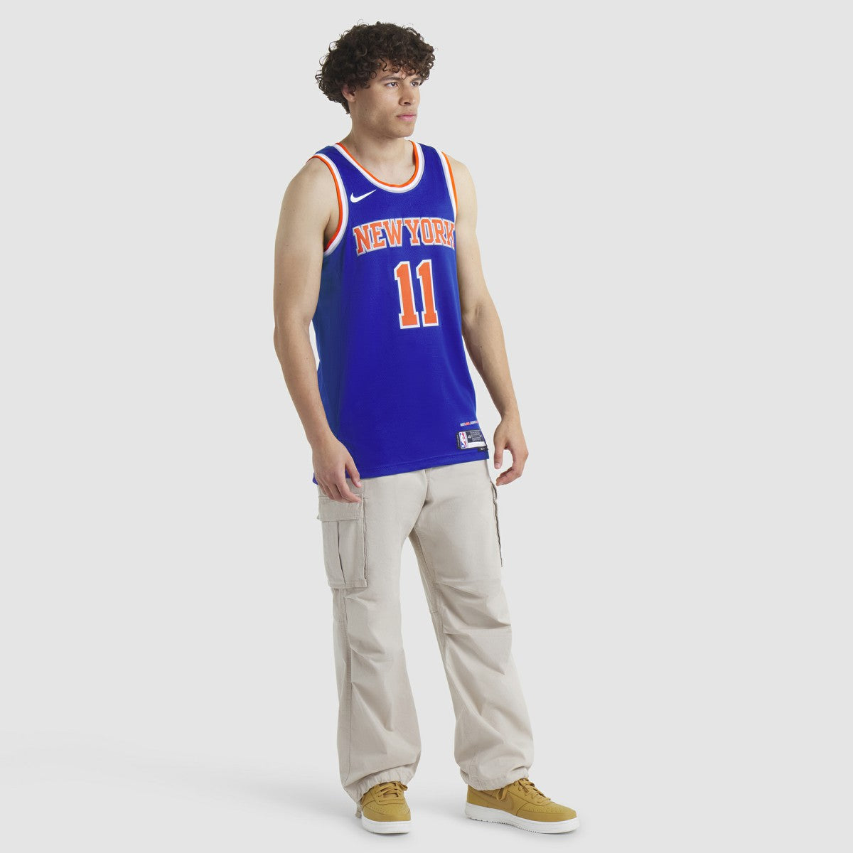 Jalen Brunson New York Knicks Unisex Swingman Jersey Icon Edition Blue - Nike