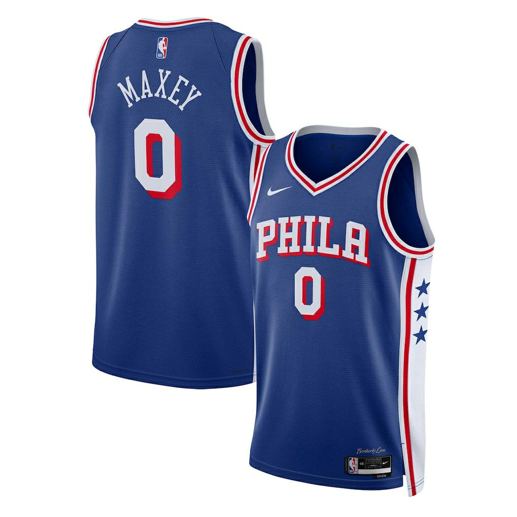 Tyrese Maxey Philadelphia 76ers Unisex Swingman Jersey Icon Edition Royal - Nike