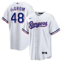 Jacob deGrom Texas Rangers Nike Home Replica Player Jersey - White Jerseys