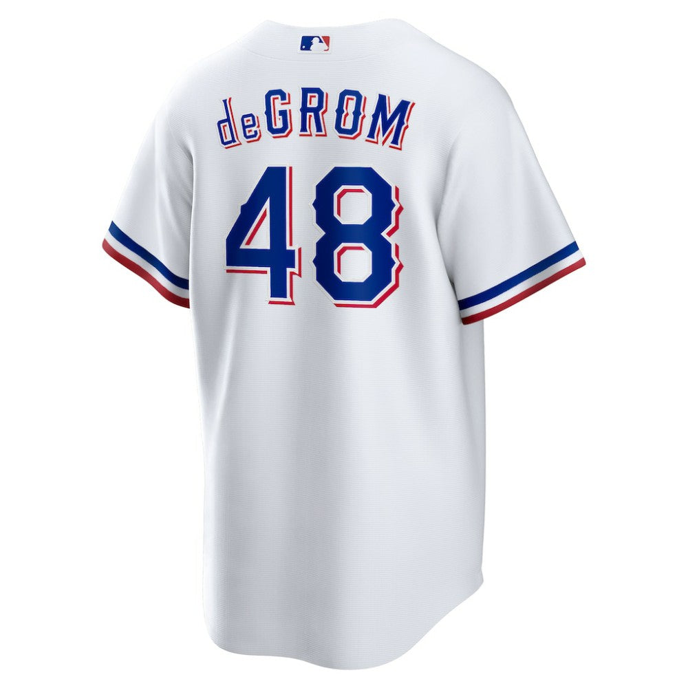 Jacob deGrom Texas Rangers Nike Home Replica Player Jersey - White Jerseys