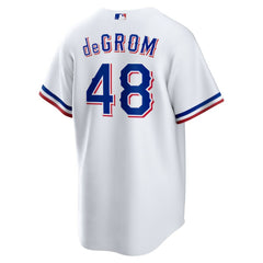 Jacob deGrom Texas Rangers Nike Home Replica Player Jersey - White Jerseys
