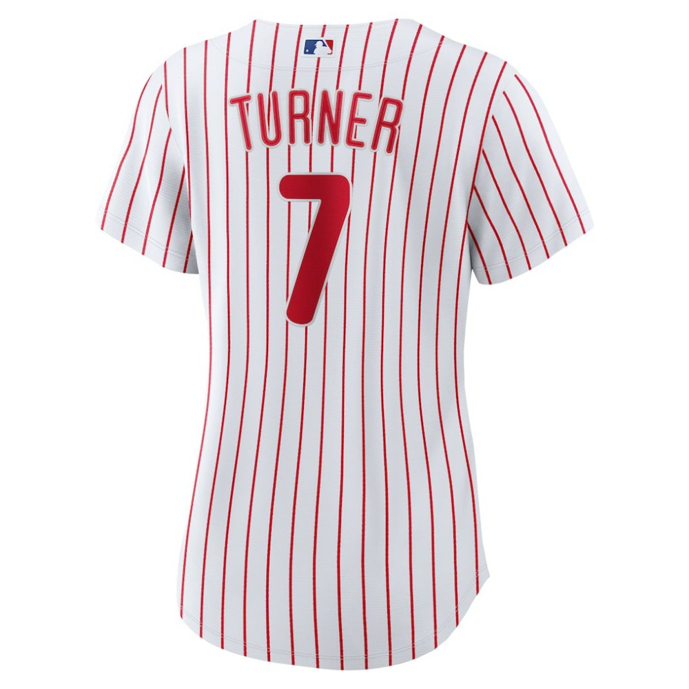 Trea Turner Philadelphia Phillies Nike Women's Home Replica Player Jersey - White Jerseys