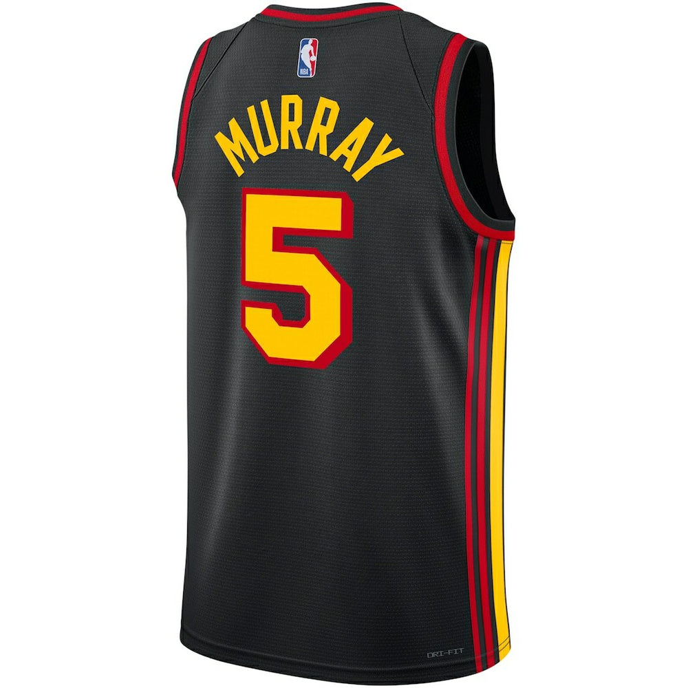 Dejounte Murray Atlanta Hawks Jordan Brand Unisex Swingman Jersey Statement Edition Black