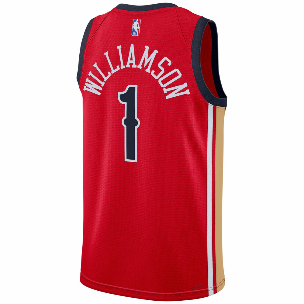 Zion Williamson New Orleans Pelicans Jordan Brand Unisex Swingman Jersey Statement Edition Red