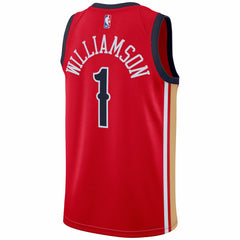 Zion Williamson New Orleans Pelicans Jordan Brand Unisex Swingman Jersey Statement Edition Red