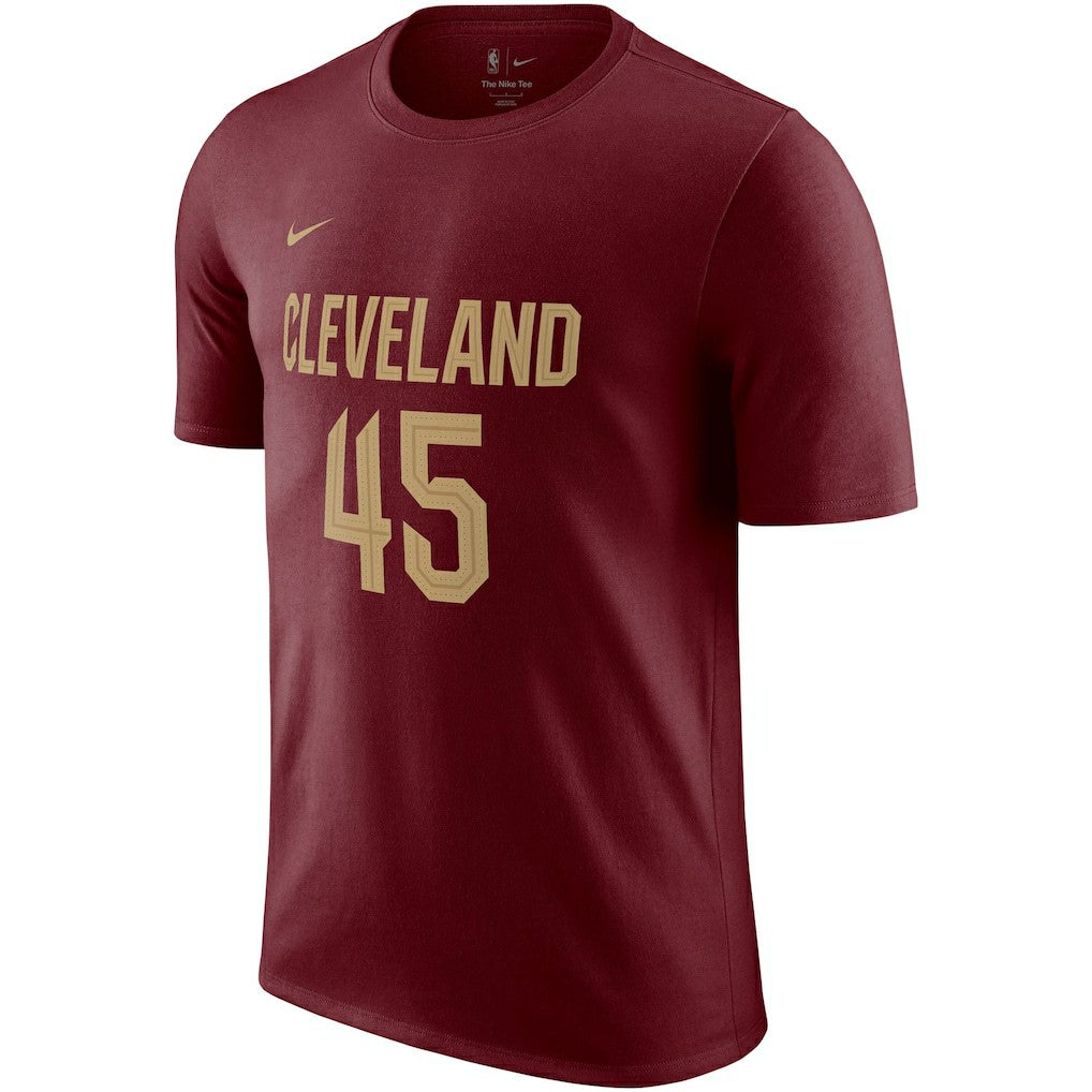 Donovan Mitchell Cleveland Cavaliers Icon 2022/23 Name & Number T-Shirt Burgundy - Nike