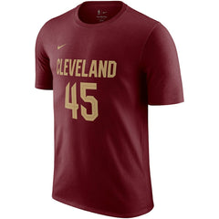 Donovan Mitchell Cleveland Cavaliers Icon 2022/23 Name & Number T-Shirt Burgundy - Nike