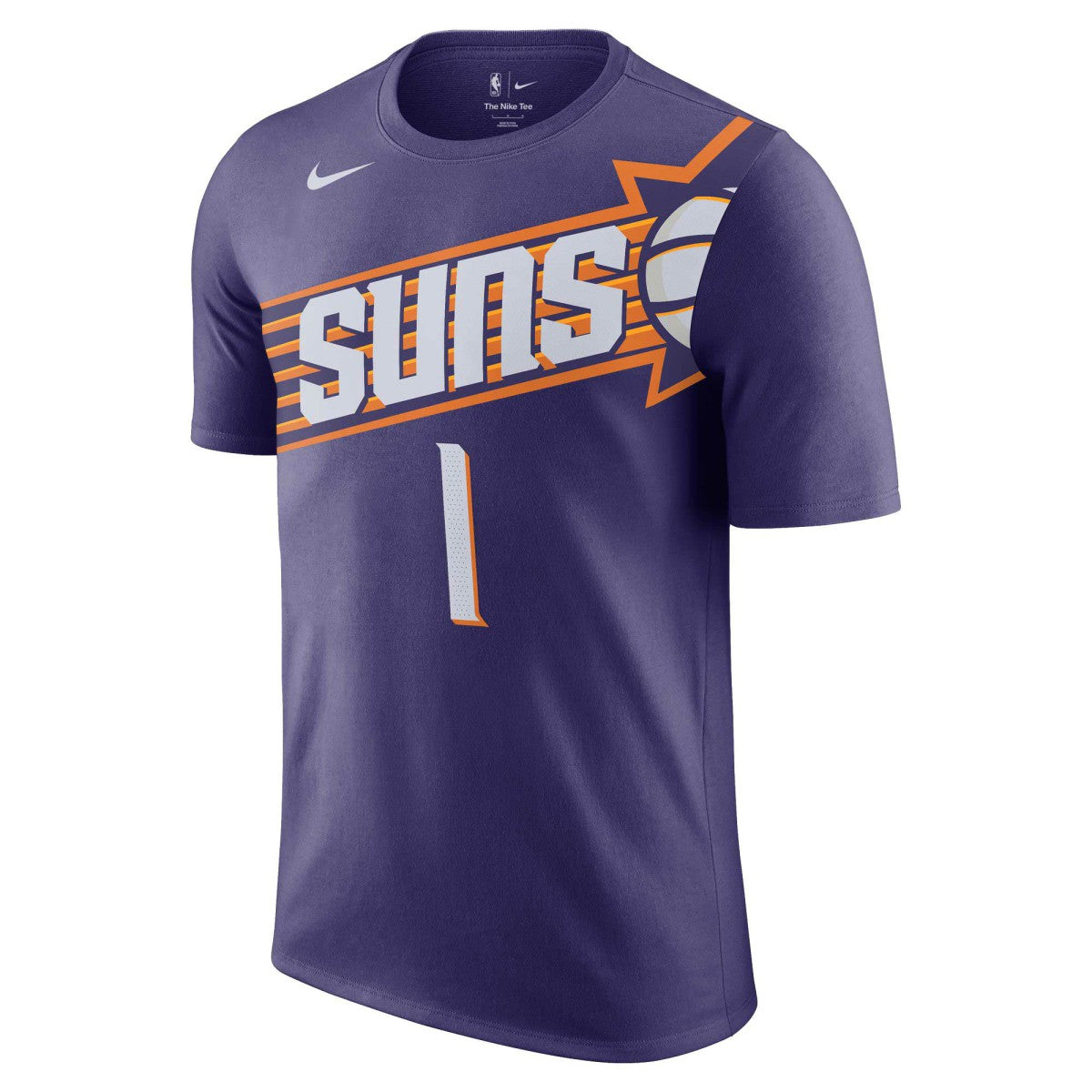 Devin Booker Phoenix Suns Icon 2022/23 Name & Number T-Shirt Purple - Nike