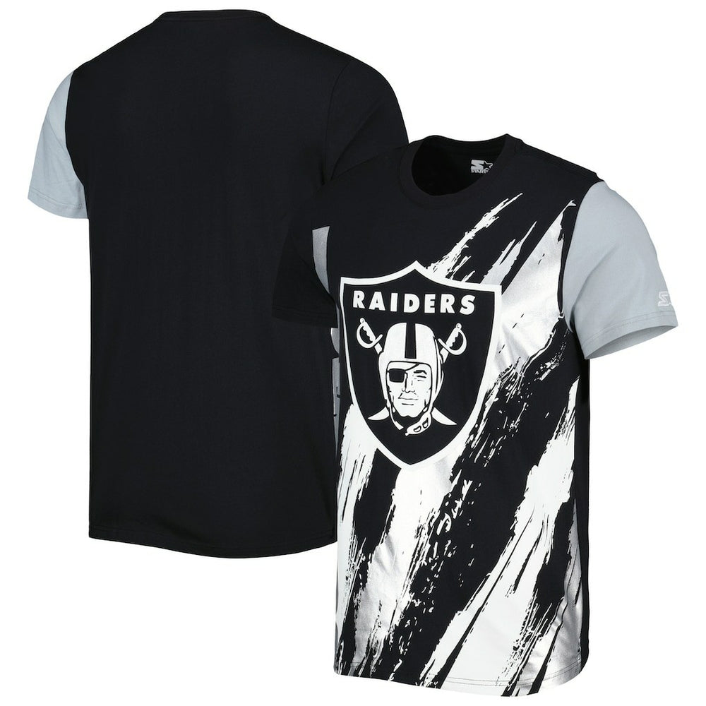 Las Vegas Raiders Starter Extreme Defender T-Shirt - Black T-shirts