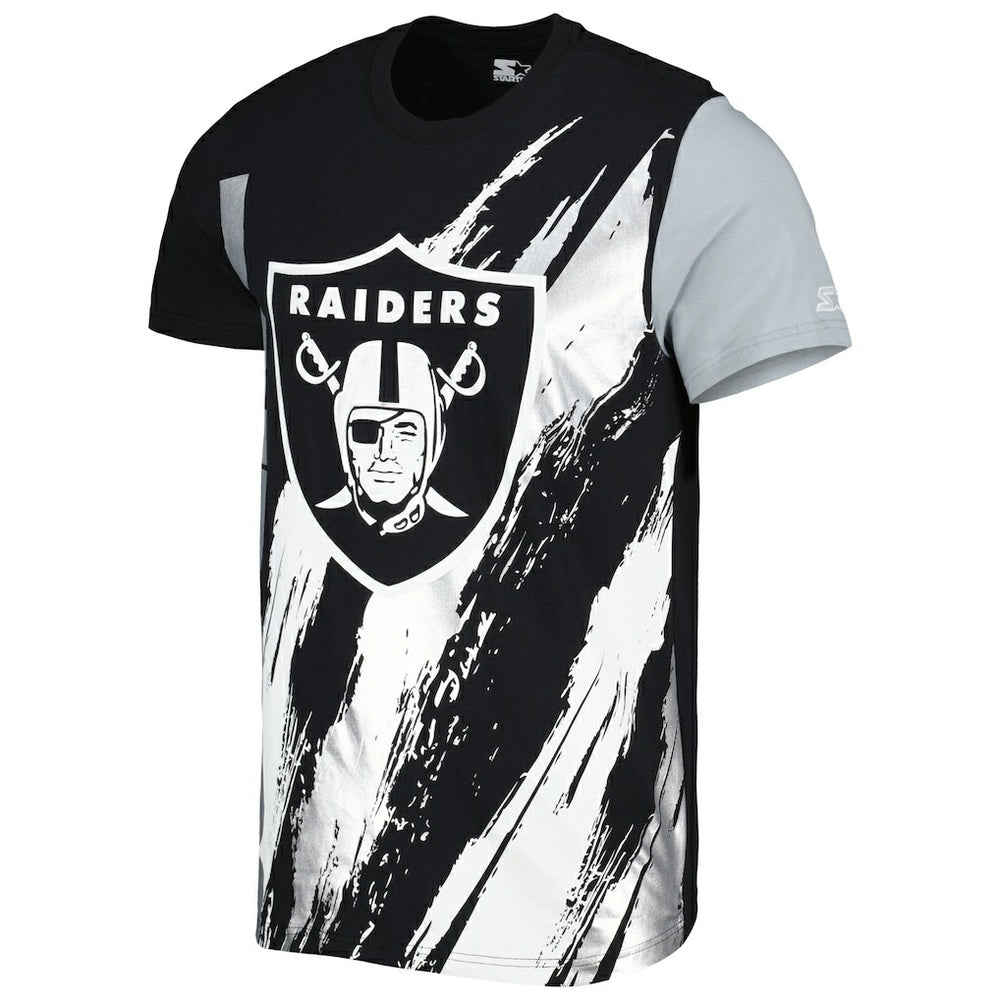 Las Vegas Raiders Starter Extreme Defender T-Shirt - Black T-shirts