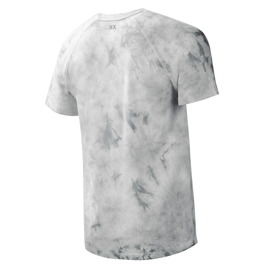 Cleveland Browns MSX by Michael Strahan Resolution Tie-Dye Raglan T-Shirt - Gray T-shirts