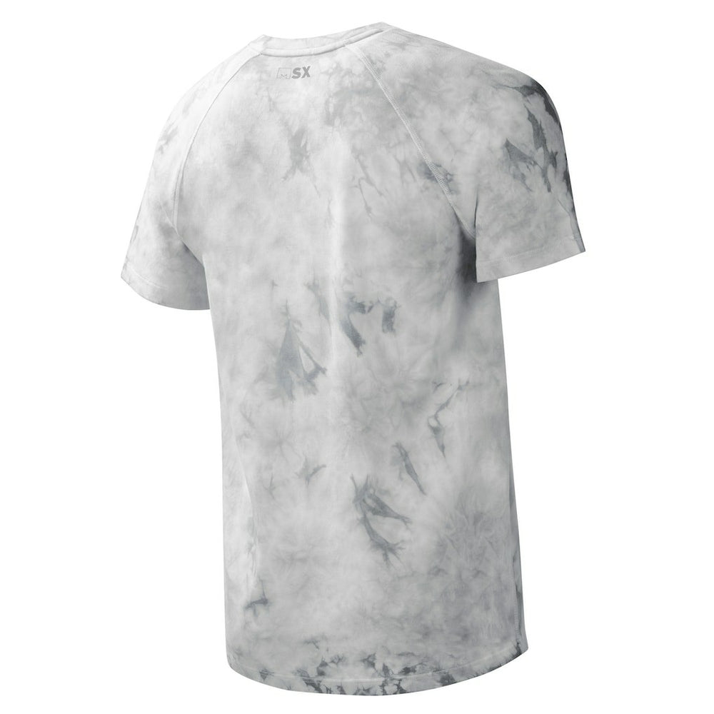 Cleveland Browns MSX by Michael Strahan Resolution Tie-Dye Raglan T-Shirt - Gray T-shirts