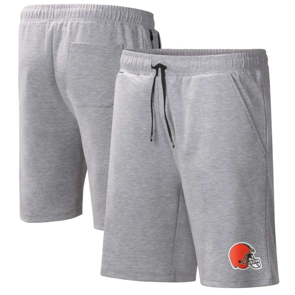Cleveland Browns MSX by Michael Strahan Trainer Shorts - Heather Gray Shorts
