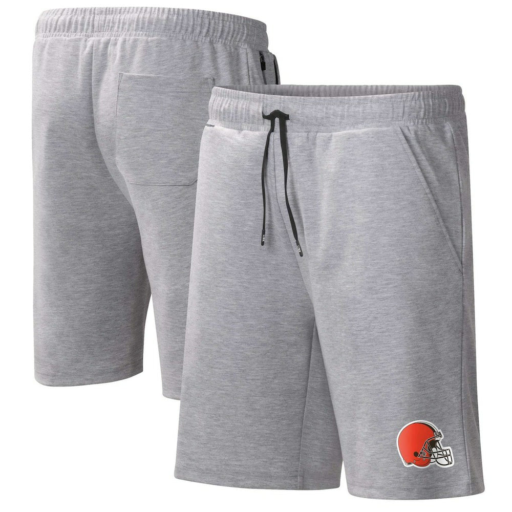 Cleveland Browns MSX by Michael Strahan Trainer Shorts - Heather Gray Shorts