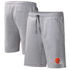 Cleveland Browns MSX by Michael Strahan Trainer Shorts - Heather Gray Shorts