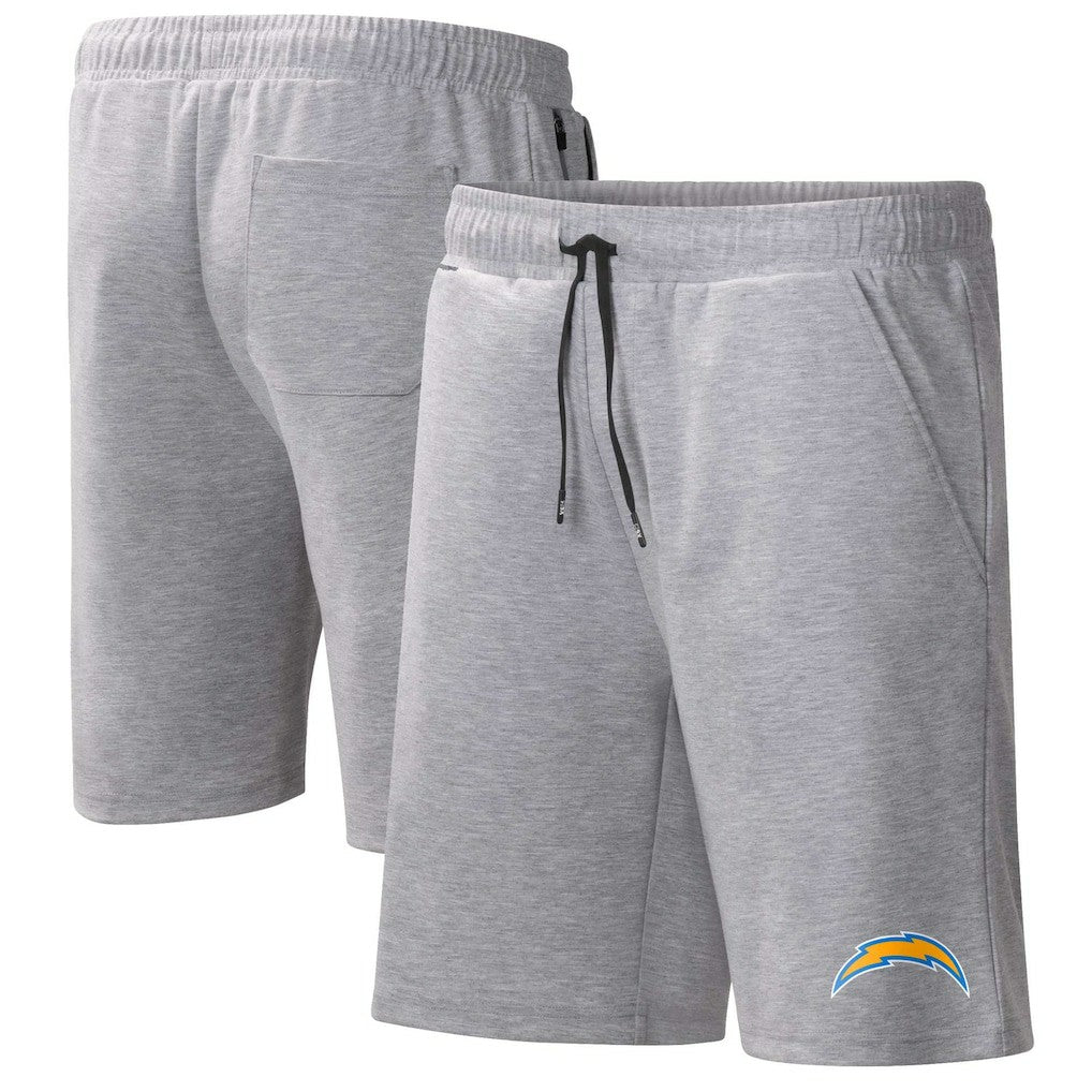 Los Angeles Chargers MSX by Michael Strahan Trainer Shorts - Heather Gray Shorts