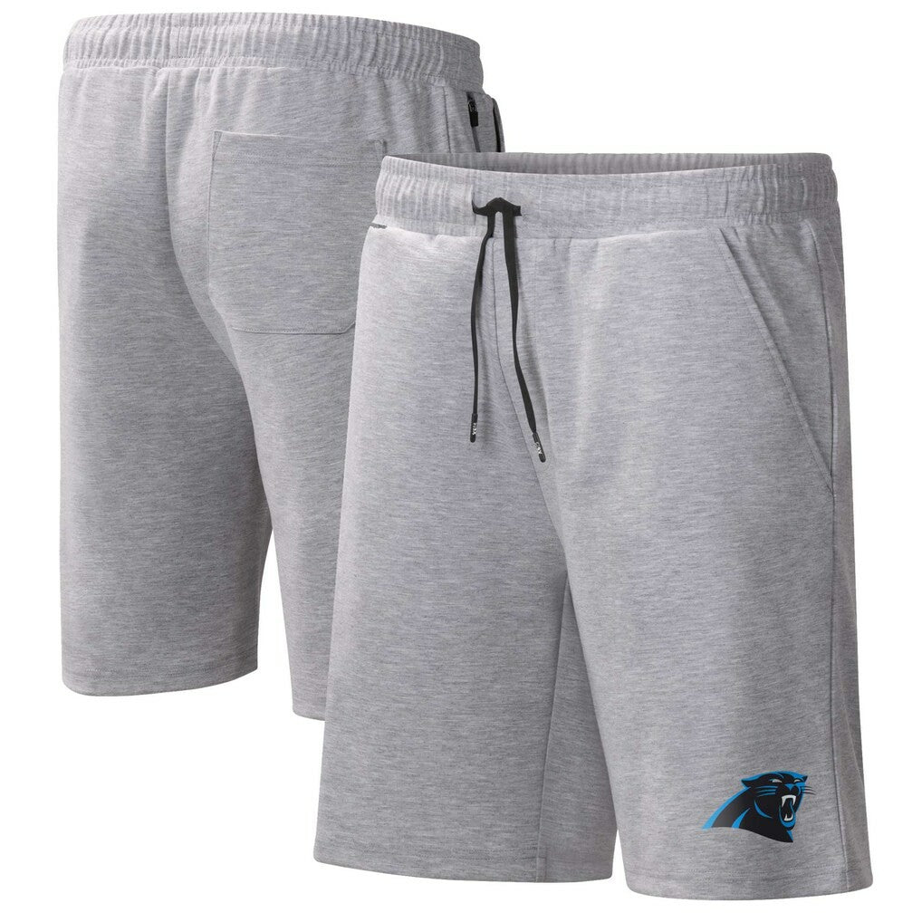 Carolina Panthers MSX by Michael Strahan Trainer Shorts - Heather Gray Shorts