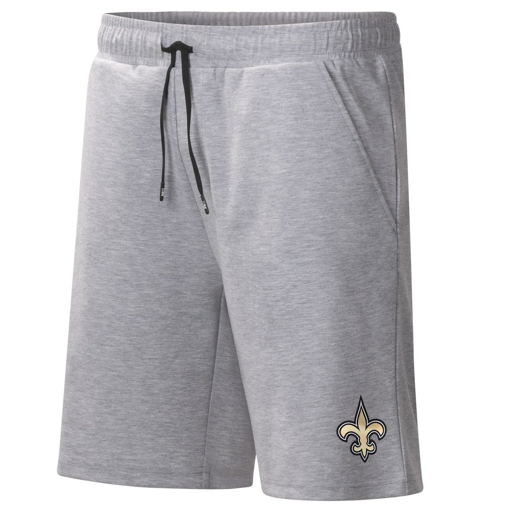 New Orleans Saints MSX by Michael Strahan Trainer Shorts - Heather Gray Shorts