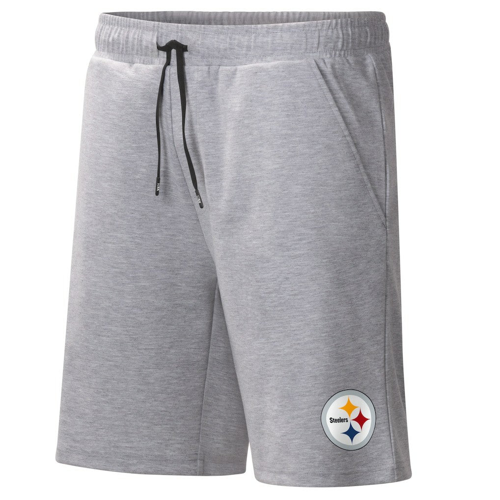 Pittsburgh Steelers MSX by Michael Strahan Trainer Shorts - Heather Gray Shorts