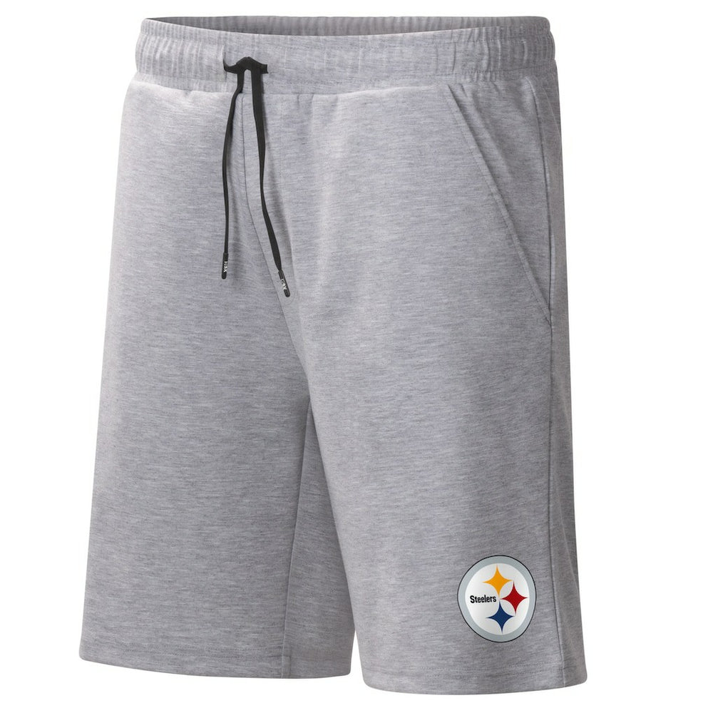 Pittsburgh Steelers MSX by Michael Strahan Trainer Shorts - Heather Gray Shorts
