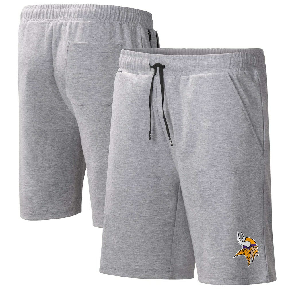 Minnesota Vikings MSX by Michael Strahan Trainer Shorts - Heather Gray Shorts